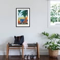 thumbnail image 3 of Art.com Riviera Travel Poster Art Print, Black Frame Wall Art, 21" x 29", 3 of 5