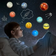Planets for Kids Solar System Toys, Fun Party Favors Solar Planet Balls Toys for 2 3 4 Year Old Boys,10 Pcs
