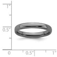 thumbnail image 5 of 925 Sterling Silver Stackable Expressions Black-plated Polished Ring Size: 10; for Adults and Teens; for Women and Men, 5 of 5