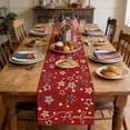 thumbnail image 4 of Nkmbld Independence Day Table Runner, Vintage Red White Blue Table Runners for 250th Anniversary Kitchen Dining Room Indoor Patriotic Party Decoration, 4 of 8
