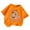 0-Orange1454, variant on Tiijoy Girls Cute Capybara Short Sleeve T Shirt Casual Summer Tee Daily Wear, Sizes 2-14