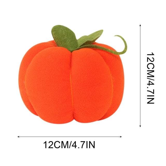 Fiudx Calabazas de Terciopelo, Tela Elástica Suave, Elegantes Colores Otoñales, Ideales para Fiestas de Halloween, Cenas de Acción de Gracias y Decoración Del Hogar. Varios Tamaños. Juego de 3 (Morad