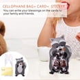 thumbnail image 4 of Cute Cartoon Candy Packaging Card Cartoon Animal Card Holding Candy Animal Card Suitable For Candy Decoration 10pc Assortment Encouragement Birthday Note Cards Greeting Organizers Happy New Years, 4 of 4