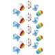thumbnail image 2 of 24PCS Cartoon Fake Nail Stickers Full Cover Nail Art Decals for DIY Manicure Easy Apply Designs, 2 of 5