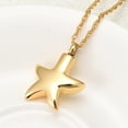 thumbnail image 5 of Starfish Cremation Pendant Small Urns for Ashes Keepsake Urn Necklace, 5 of 5