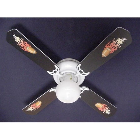 Ceiling Fan Designers 42FAN-KIDS-FFB Flaming Footballs Ceiling Fan 42 (Best Football Fans In Europe)