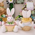 thumbnail image 3 of Easter Candy Dish, Bunny Easter Basket, Easter Candy Storage Basket, Gift Box for Table Decor Easter Gift,C, 3 of 5