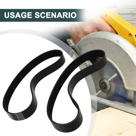 

2pcs 630mm Driving Belt for 350/355 Electric Steel Mitre Saw Cutting Machine