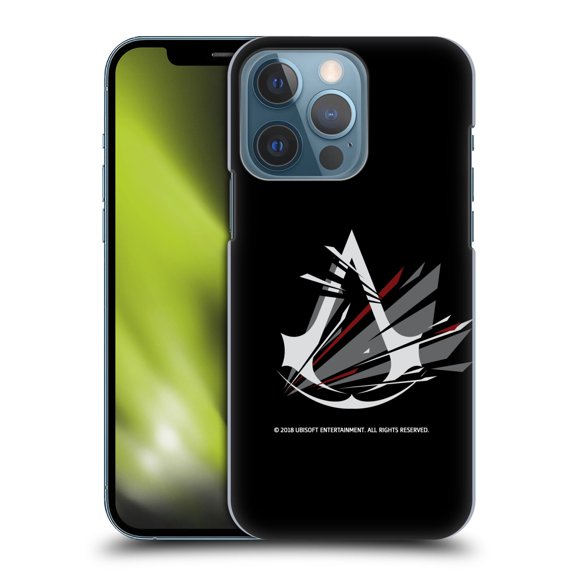 Head Case Designs Officially Licensed Assassin's Creed Logo Shattered Hard Back Case Compatible with Apple iPhone 13 Pro