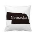 thumbnail image 1 of Nebraska America USA Carte Contour Housse de Coussin pour Canapé-Lit, 1 of 3