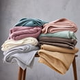 thumbnail image 6 of Better Homes & Gardens Gauze Reverse to Cozy Knit Super Soft Throw Blanket, Oversized, Brown Basket, 6 of 7