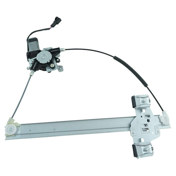 TRQ Rear Window Regulator Assembly with Motor RH for Hummer H2 Truck SUV WRA07888 Fits select: 2006 ,2008 HUMMER H2 SUT