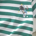 thumbnail image 2 of Cethrio Boys Cotton T-shirts, Stripe Casual Summer Short Sleeve Boys Tees Multicolor Size 6, 2 of 4