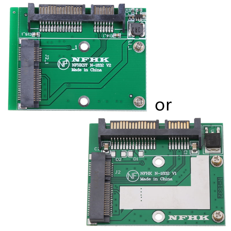 mSATA SSD to 2.5'' SATA 6.0 Gps Adapter Converter Card Module Board Pad Pcie 