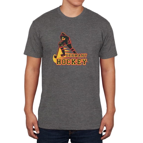 Fast Hockey Player Country Germany Mens Soft T Shirt