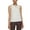 Buttercream, variant on DKNY Womens Petites Mixed Media Casual Blouse