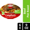 HORMEL COMPLEATS Beef Pot Roast With Potatoes & Carrots Microwave Tray, 9 oz (Pack of 6)