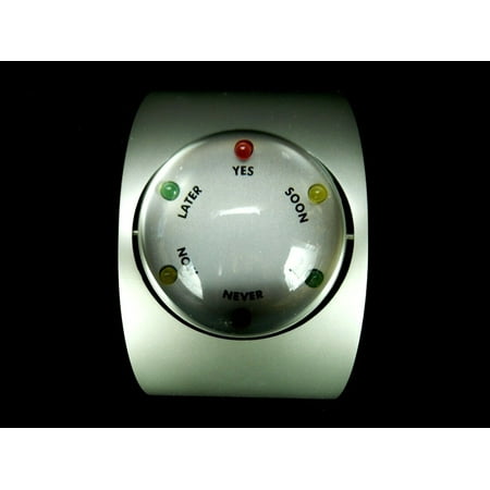 Decision Maker with Photo Frame, Great Office Desk Decoration, Spinning Novelty Guessing Toy.