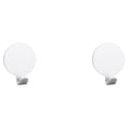 thumbnail image 4 of Toystoory Gancho autoadhesivo Soporte colgante Instalación simple Soportes para ropa Accesorios de baño para el hogar Amplia aplicación Plata Plata 2Conjunto, 4 of 6