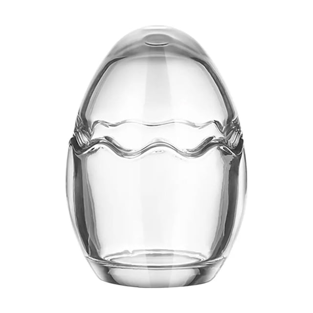 AKEGAMN Glass Storage Jars Glass Egg Cup Clear Container Decorations Table Small Candy Holder With Removable Lids Home Decor For Candy Pantry Organisa 【Favorable Quality】The jars decor is made of pr