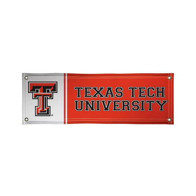 Victory 810022TTU-003 2 x 6 Pi Texas Tech Rouge Raiders NCAA Bannière en Vinyle