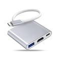 thumbnail image 1 of Adaptador USB C a HDMI JUWUBABS Plata 4K para Dispositivos USB-C, 1 of 7