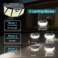 thumbnail image 1 of 2pcs Solar Motion Sensor Light 3 Lighting Modes Waterproof Solar Security Lamp for Patio Yard Garden Pathway, 1 of 8