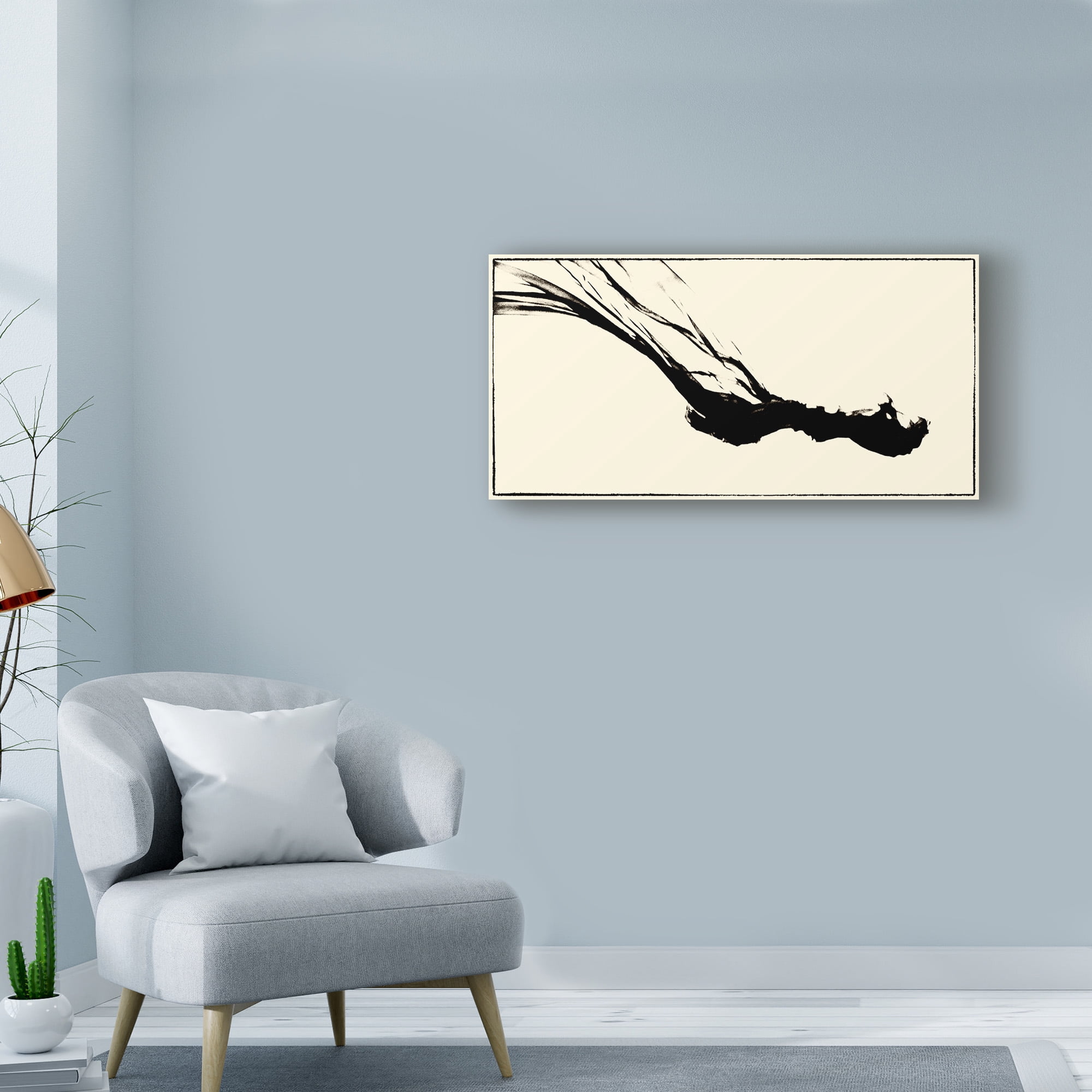 Trademark Fine Art 'Silk Ink III' Canvas Art by Tang Ling