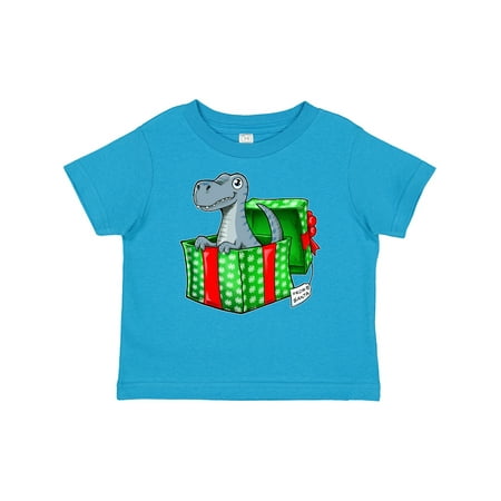 

Inktastic Christmas Dinosaur Gift from Santa Gift Baby Boy or Baby Girl T-Shirt