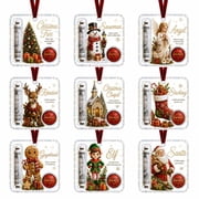Christmas Money Holder Ornaments, Acrylic Cash Chocolate Holder Hanging Ornament, Personalized Christmas Tree Decoration & Gift