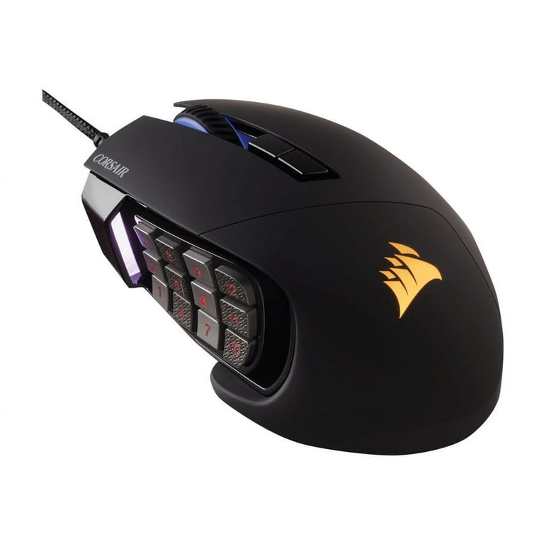 Corsair Scimitar Pro RGB Gaming Mouse, 16,000 DPI Optical Sensor