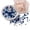 No. 27 blue mixed, variant on 150Pcs Artificial Pearls for Art Craft Bride Headpieces 3-8MM Small Sew on Pearls Beads with Holes for Jewelry Making