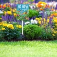 thumbnail image 5 of Eveokoki No Mow May Sign with Metal Stake 8 x 12 Inches No Mow May Yard Sign No Mow Signs Aluminum ​Garden Signs Outdoor for Lawn Yard Garden Decor, Easy to Install, 5 of 6