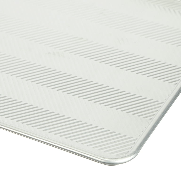 Naturals® Prism Textured Aluminum Half Sheet with Nonstick Grid