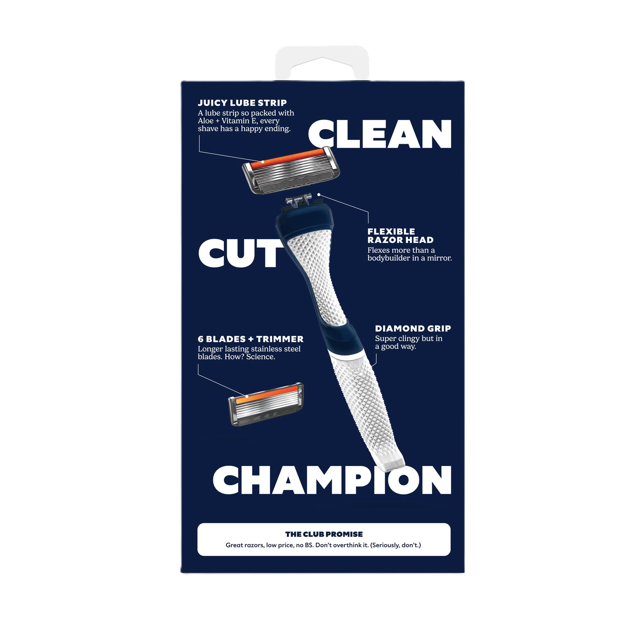 Dollar Shave Club Penn State 6-Blade Razor Starter Set