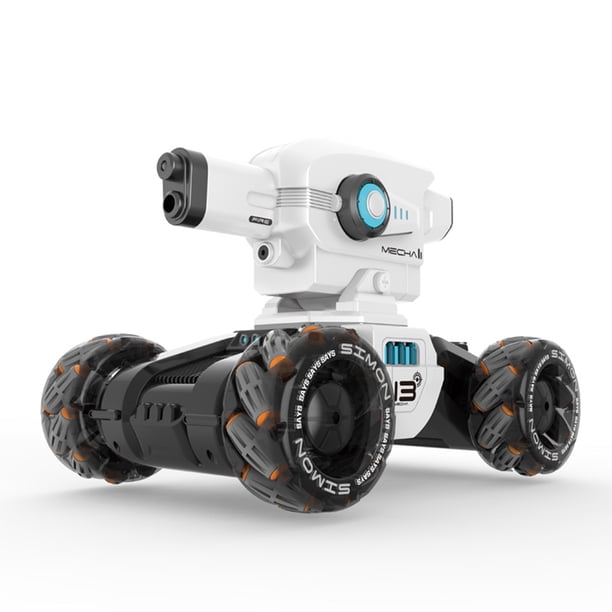 Bomba de agua programable de control dual RC Car 2.4G Tanque con 3 baterías (Blanco) Likrtyny Para estrenar