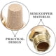 thumbnail image 4 of Válvula de silenciador solenoide de 8 piezas Válvulas solenoides roscadas Accesorio de cilindro de repuesto(1/4" PT), 4 of 6