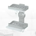thumbnail image 6 of Unique Bargains Wall Mounted Soap Dish Soap Box Soap Holder for Bathroom Kitchen Gray, 6 of 7