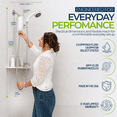 thumbnail image 4 of WaterChef Premium Shower Filter System SF-7C with Deluxe Handheld Wand, NSF/ANSI Certified, 10,000 Gallons (White), 4 of 10