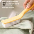 thumbnail image 5 of Kugisaki Household Cleaning Shoe Brush Multifunctional Long Handle Brush Cleaner Hangable Soft Bristle Shoes Cleaning Scrubber for Shoes Fabric Clothes Carpet Floor, 5 of 9