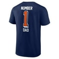 thumbnail image 3 of Men's Navy Denver Broncos Number One Dad T-Shirt, 3 of 3