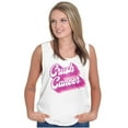 thumbnail image 3 of Breast Cancer Awareness Crush Cancer Tank Top Tee Shirt Women Brisco Brands S, 3 of 6