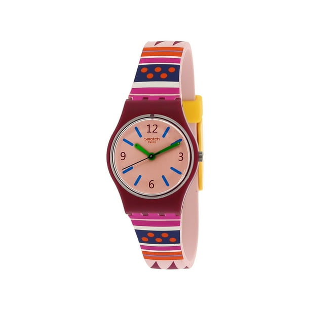 Swatch women's silicone watch outlet