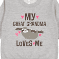 thumbnail image 3 of Inktastic My Great Grandma Loves Me Toddler Sweatshirt, 3 of 4