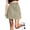 Khaki, variant on Sngxgn Skirt for Women Pleated High Waist Skater Skirt Skirts(Green,M)