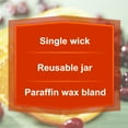 thumbnail image 5 of Mainstays Single-Wick Twist Glass Jar Scented Candle, Cranberry Mandarin, 7oz., 5 of 9
