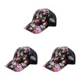 thumbnail image 2 of Maytalsory 1/2/3/5 Comfortable Ball Cap For Women - Fashionable With Sun Protection Universal Size black 3PCS, 2 of 6