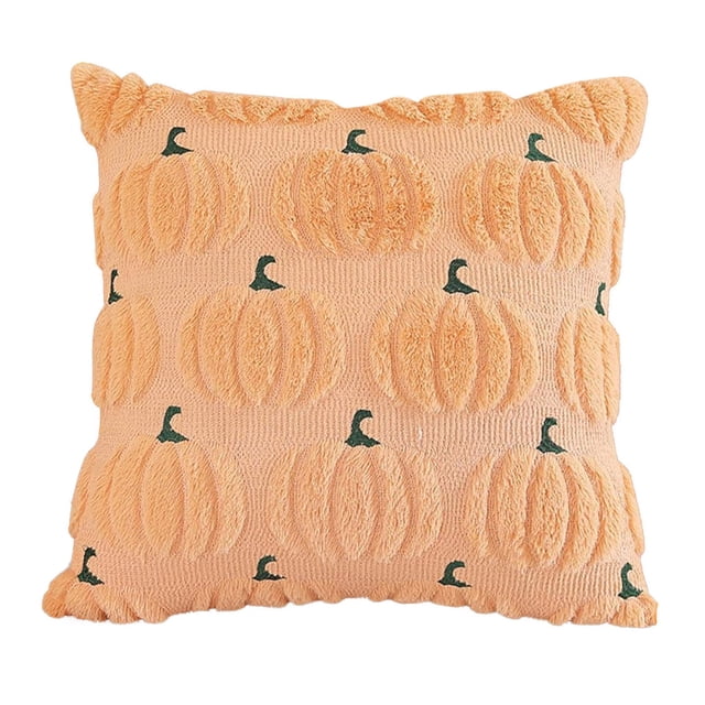 Funda de cojín decorativa de calabaza de Halloween para el hogar Funda de cojín decorativa de otoño para Halloween 45 x 45 cm Funda de cojín decorativa