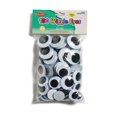 thumbnail image 2 of Creative Arts par Charles Leonard Yeux Jumbo Ronds Noirs, Tailles Assorties, 100 Unités, 2 of 3