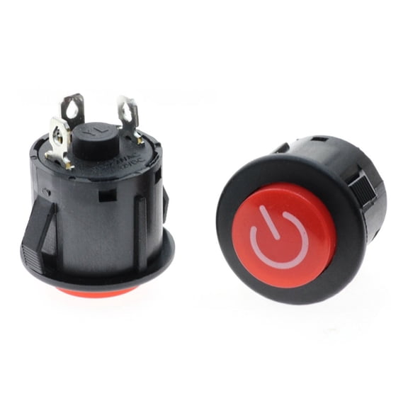 Kids Ride On Car Toy Power Button Replacement Part With Push Start Design For Ride On Toy Car And Electric Vehicle